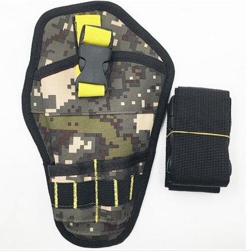 Multifunction Electrician Tool Bag Pouch for Electric Cordless Drill Holder Oxford Waist Belt Pouch Storage Bag Organizer