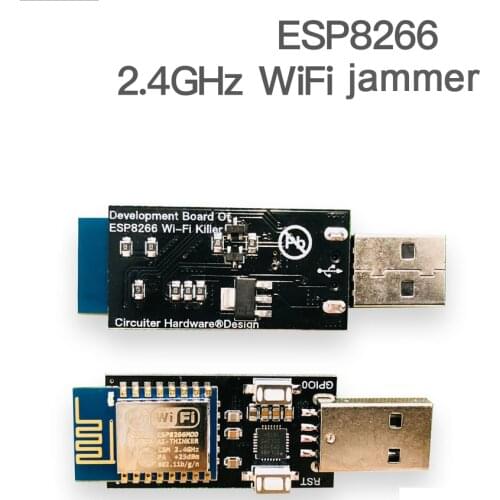 ESP8266 WiFi KILLER Wifi jammer Wireless network KILLER development board CP2102 automatic power off 4Pflash ESP12 module