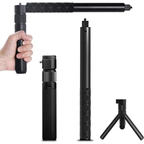 3 in 1 Bullet Time Handle with Foldable Tripod Extension Monpod Rod for Insta 360 One X 2 / Insta360 One X / ONE Accessories