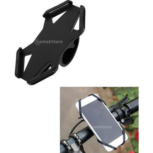 Silicone Bike Bicycle Motorcycle Handlebar Phone GPS Mount Holder Bracket