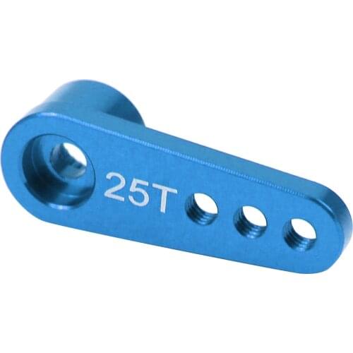 Aluminum 25T Servo Arm Horn Extension Steering with Screw for Futaba MG996 MG995 Servo HL HSP HD Power 1/10 RC Car Crawler Tool