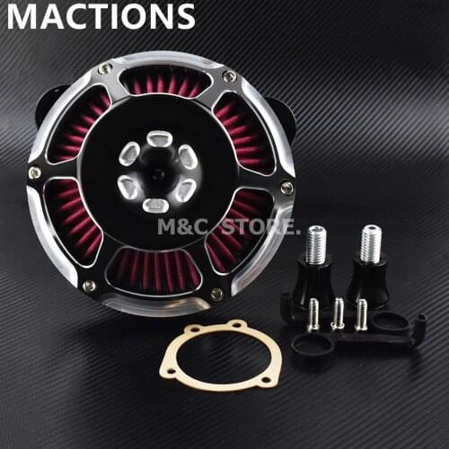 Motorcycle Air Cleaner Aluminum Black/Chrome For Harley Sportster 883 1200 XL Iron 48 72 2004-2016 2017-2019