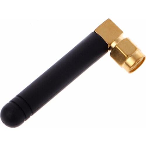 2017 1PC New 433Mhz Antenna With Right Angle SMA Male Connector 2dBi 50mm #1A60299