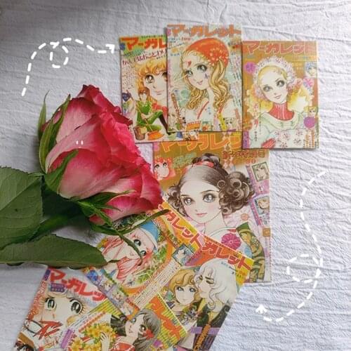 9 Sheets Retro Sweet Flower Girl Postcard Wall Decoration Poster Hand Account Album Decoration Sticker Korean Photo Props Gift