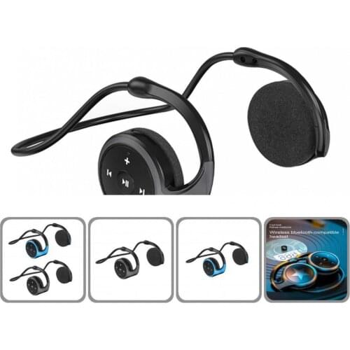 Noise Reduction Ergonomic FM Radio Wireless Earphone for Video Call