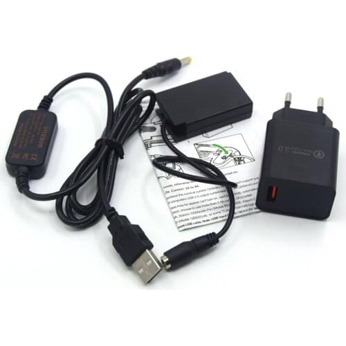 Power Bank Adapter USB Cable EH-5+5V 3A Charger+EP-5E EP5E DC Coupler EN-EL22 ENEL22 Dummy Battery for Nikon 1 J4 S2 1J4 1S2