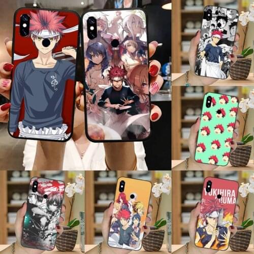 Custom Phone Case For Xiaomi Redmi note 7 8 9 t max3 s 10 pro lite Food Wars Shokugeki No Soma anime coque cover funda shell