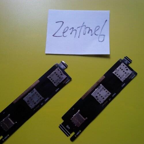 Zenfone6 Memory SD Card Holders For Asus Zenfone 6 Sim Tray Slot Holder Flex Cable + tracking