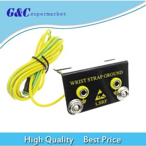 ESD Ring Terminal Cable Anti-static L Type Grounding Wire Socket for Wrist Strap diy electronics