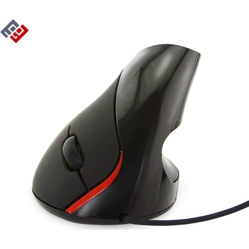 IM Desktop PC Office Mice Ergonomics Wired Mouse 1600dpi Photoelectric USB Vertical Mouse Vertical Hand-held 5-button Mice