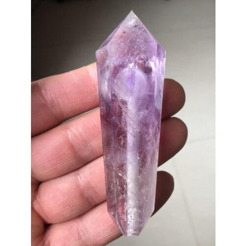 Natural amethyst quartz crystal smoking pipes rieki healing natural stones and crystals