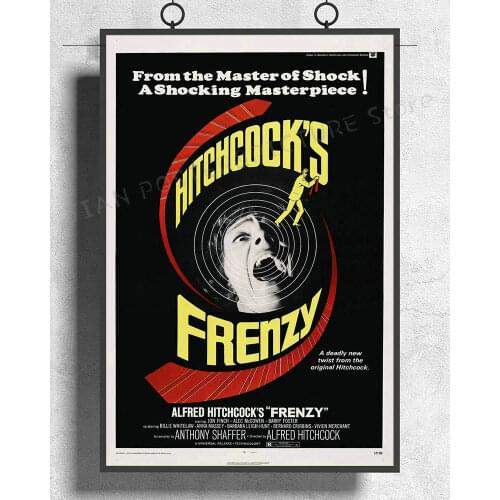 NJ766 Alfred Hitchcocks Frenzy Thriller Drama Movie Wall Sticker Silk Poster Art Home Decoration