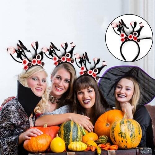 Hair Hoop Crazy Eyeballs Shape Hair Band Creepy Visual Effect Plastic Festive Headband for Party Funny Hairband Hair Accessories