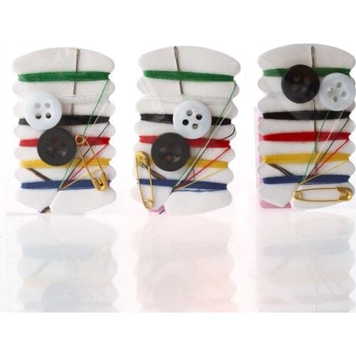 1 Piece Hotel Guest Room Disposable Sewing Kit Sewing Kit Household Portable Mini Sewing Kit Needle Thread Set