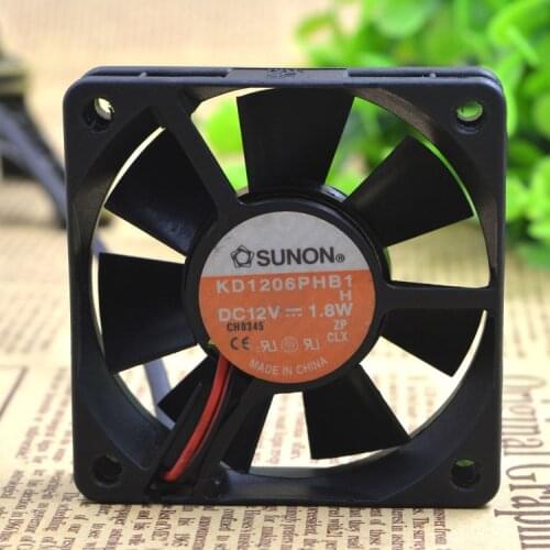 Establish FOR Sunon 6CM 6cm server chassis Cooling fan 6015 12V 1.9W KD1206PHB1