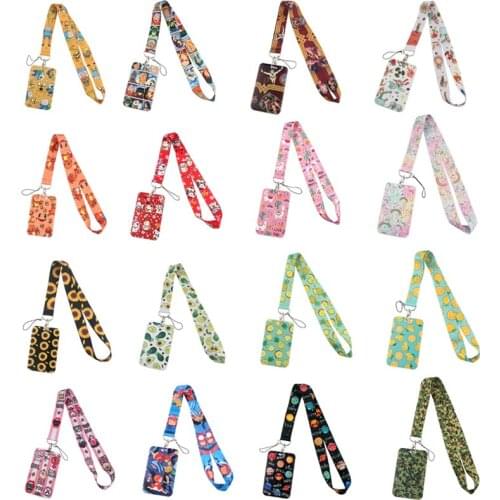 YA160 Multiple Themes Lanyard For Keys Mobile Phone Hang Rope Keycord USB ID Card Badge Holder Keychain DIY Lanyards For Friend
