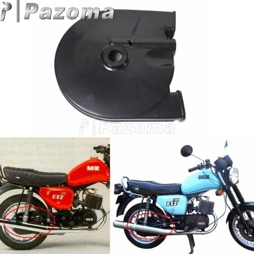Motorbike Black ABS Plastic Rear Sprocket Guard Cover Protection Chain Cover for MZ ETZ 125 150 250 251 301
