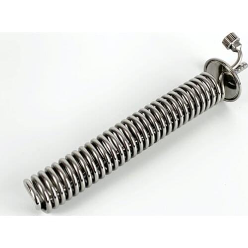 Clamp 2" Stainless Steel 304 Condenser, Dephlegmator, Dimroth, Reflux, Distiller Condenser. 300mm, OD6mm pipe