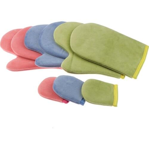 1PCS Self Tanning Mitt Kit Body Cleaning Glove Self Tanner Reusable Body Self Tan Applicator Tanning Gloves Cream Lotion Mousse