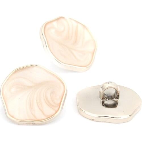 10Pcs Irregular Enamel Sewing Shank Buttons Resin Craft Sweing Button For DIY Handmade Clothing Decorative Garment Accessories