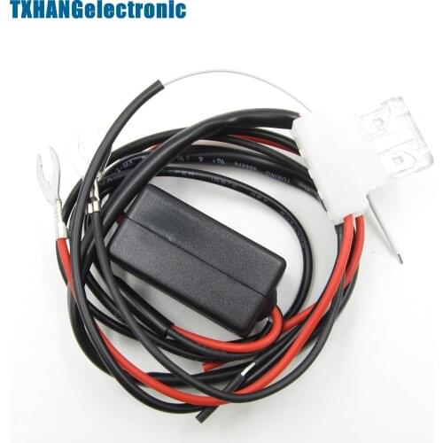 Auto CAR LED DAYTIME RUNNING LIGHT RELAY HARNESS DRL CONTROL DIMMER ON/OFF 12V