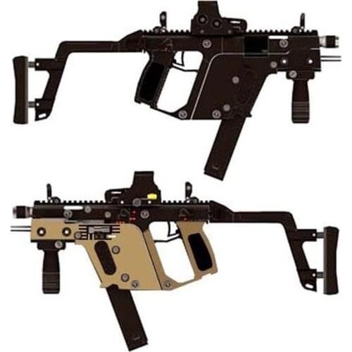 Paper Model Weapon KRISS Super V Imitation Firearms 1:1 Waterproof Magazine DIY Creative Gift