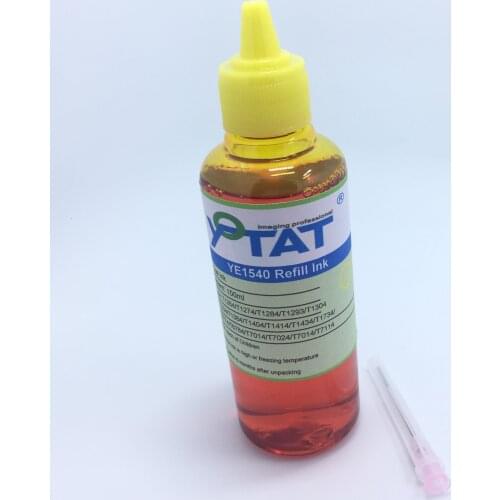 YOTAT 100ml Refill Dye Ink Compatible for Epson T1261 T1271 T1281 T1291 T1301 T1321 T1331 T1351 T1361 T1371 T1381 T1401 T1411