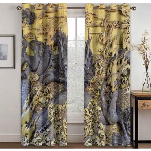 Beautiful Photo Fashion Customized 3D Curtains relief curtains 3D Window Curtains For Living Room Bedroom