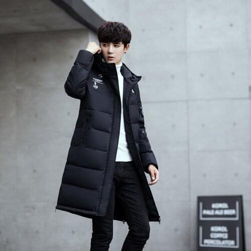 Winter New 2020 Jacket Men Parka Down Cotton Thick Korean Long Coat Padded Jackets Parkas Chaqueta Hombre Invierno KJ756 s s