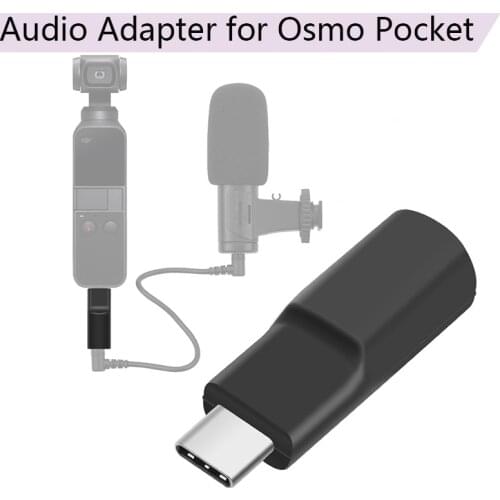 Mic Audio Adapter For DJI Osmo Pocket Self-timer Record Video Self-timer Record Video Extension Accessories for DJI Osmo Pocket