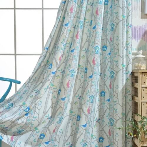Factory Direct Curtains for Living Room Bedroom Cloth Modern Simple Polyester Cotton Printing Curtain Fabric