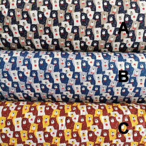 Cartoon Series,Cotton Fabric Printed Twill Cloth Sewing&Quilting DIY kids Bed Sheet Clothes textile Set Material By Half Meter