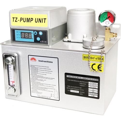 Electric lubrication oil pump gear lubricator lubricating unit 4L 220V Metal tank TZ2232-400X for centralized lubrication system