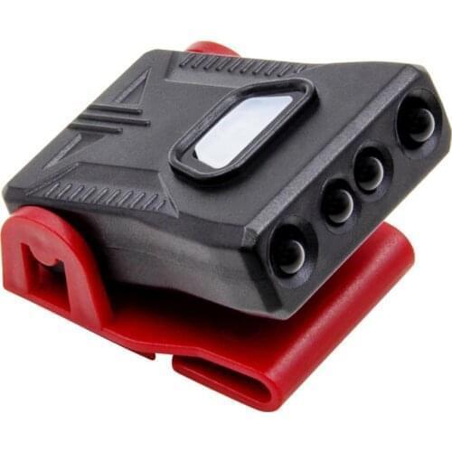 LED Sensor Headlight Multifunction USB Rechargeable Headlamp Clip On Cap Hat Light Outdoor Flashlight Night Fishing Head Lamp