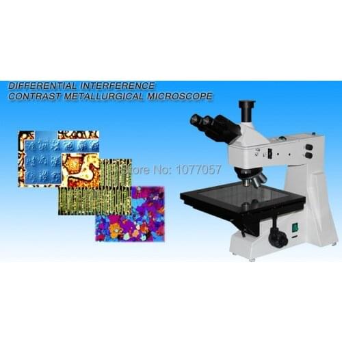Hot Sale Made in China 50X-800X Trinocular Differential Interference Contrast Metallurgical Microscope MM-XJL-302DIC