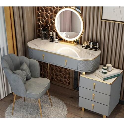 Dressing table bedroom net red ins wind light luxury modern nordic minimalist storage cabinet one dressing table