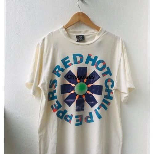 Vintage Original 90s Red Hot Chili PeppersSperm Logo 1990 American Funk Music T Shirt