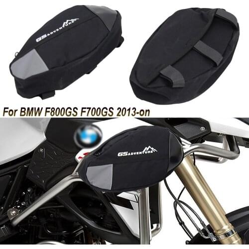 Motorcycle Frame Crash Bars Waterproof Bag Repair Tool Placement Travel Bag For BMW F800GS F700GS 2013-2020