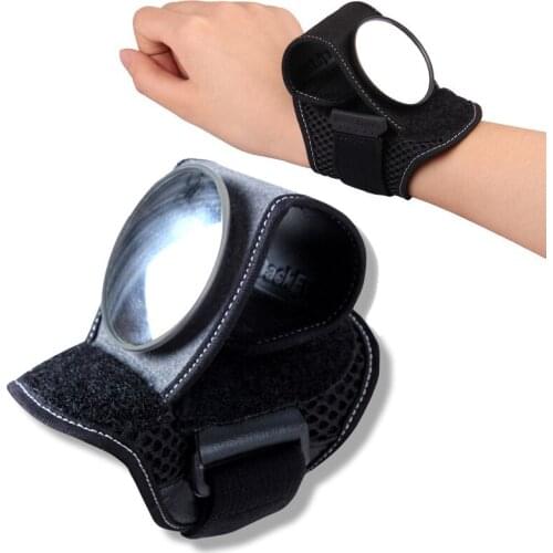 Bicycle Wrist Safety Rearview Mirror Adjustable Bike Rotate Rearview Handlebar Mirror Back Eye Cycling Bike Accessories
