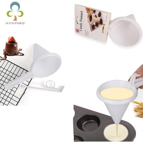 1 Pcs Cream Component Funnel Hand-held Butter Frosting Chocolate Dispenser Separator Cup Cake Baking Tool WYW