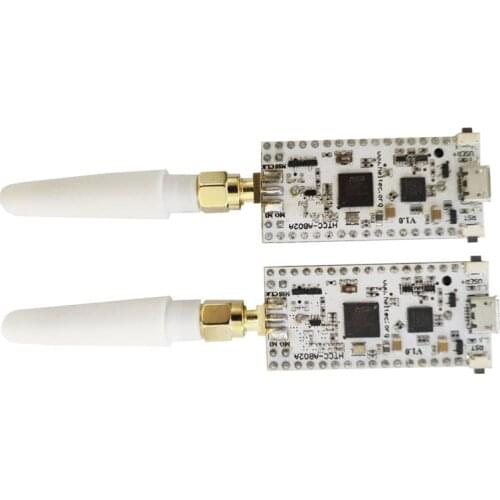 2 pieces CubeCell Lora Node ASR6502 LoRa with 1/2AA battery case LoRaWAN node applications for arduino with Antenna,connector