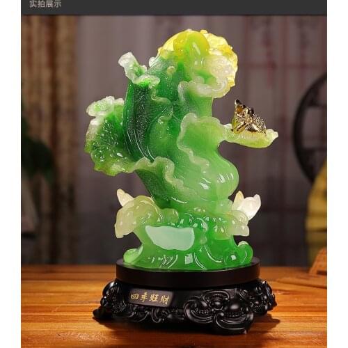 31CM large # GOOD LUCK home shop efficacious Money Drawing BAICAI -PI XIU-JIN CHAN Propitious FENG SHUI jade Sculpture statue