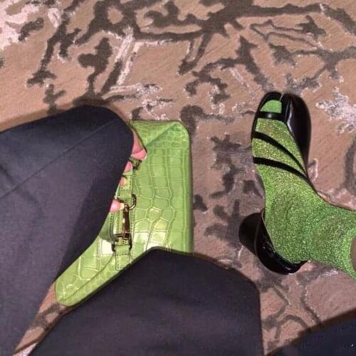 Fashion Comfortable Split toe Women sandals Leather Zapatos Mujer Chunky Cross-tied High Heel Sandals Women Shoes Fashion Botas