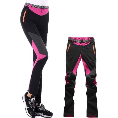 Quick Dry Hiking Trousers Outdoor Camping Trekking Sport Female Pants Womens Pants Summer Elastic Breathable