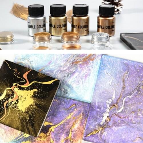 Epoxy Resin Pigments Metallic Shimmer Powder Gold Silver Pearlescent Colorant Dye For UV Resin Mold Jewelry Findings Making DIY