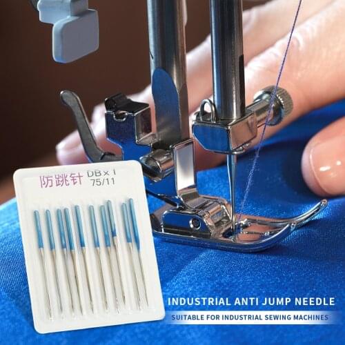 10pcs 38mm Anti-skipping Needles Elastic Cloth Industrial Sewing Machine Accessories Anti Jumping Home Needlework