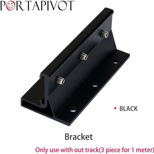 Bracket Side mounted corner code sliding door bathroom kitchen door hanging sliding door hardware pulley