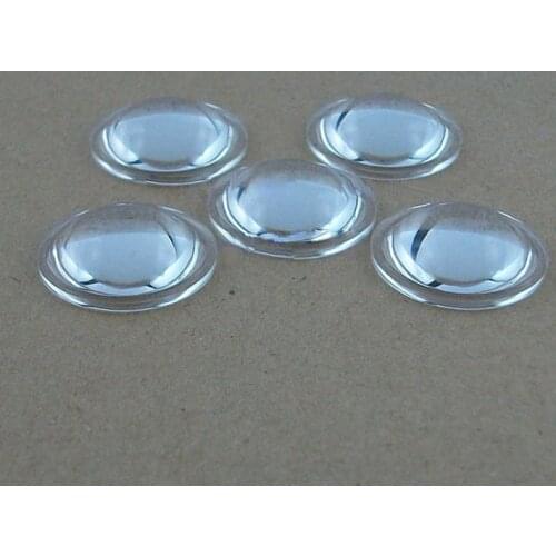 5PCS PMMA LED Lens 19.7mm Plano convex Lens 16.5mm Focal Length for Flashlight Torch Auto Car lamp Spotlight Projection Light