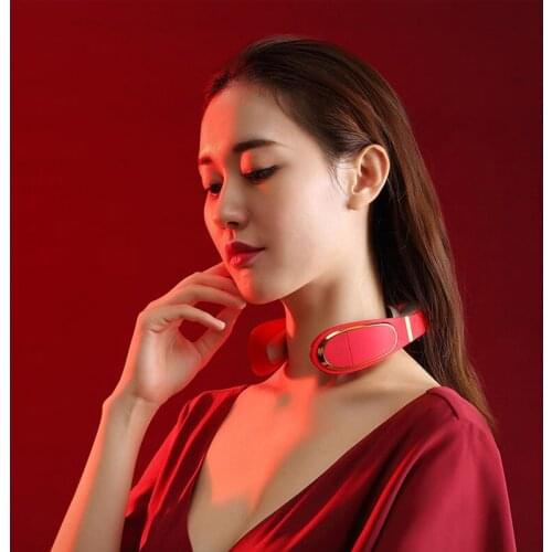 Shoulder Strength Massager Cervical Massager Multifunctional Electric Hot Compress Pulse Neck Protector Rechargeable Massage