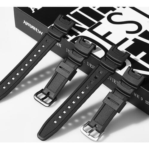 Fashion Couples Resin Rubber Watch Strap Watchband Wrist Strap For SGW-100